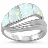 Fashion New Design Wave Ring 925 Sterling Silver Choose Color