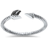 Trendy Fashion Arrow Ring Band 925 Sterling Silver