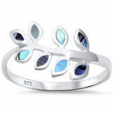 Leaf Ring 925 Sterling Silver Tree Olive Branch Choose Color