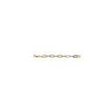 5.1MM Tri Color Square Forzatina Chain .925 Sterling Silver Sizes 7