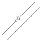 1.9MM .925 Solid Sterling Silver Wheat/Spiga Chain "7-24"