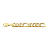 1.5MM Figaro Yellow Gold Chain .925 Solid Sterling Silver 16"- 24" Inches