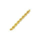 Loose Rope Chain Yellow Gold Plated