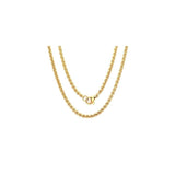 2.5MM Yellow Gold Popcorn Chain .925 Sterling Silver "16-20"