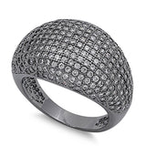 Crystal Ring -Black Tone