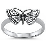 Butterfly Ring Sterling Silver Butterfly Ring Cute Petite Dainty Butterfly Ring Simple Plain butterfly Ring Butterfly Lovers Gift