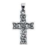 Celtic Silver Cross Pendant Charm Fashion Jewelry 925 Sterling Silver