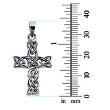 Celtic Silver Cross Pendant Charm Fashion Jewelry 925 Sterling Silver
